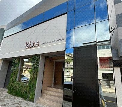 Fachada da nova sede da Lábios em Juiz de Fora